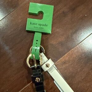 NWT - Kate Spade Black and White Leather Belts - Medium 34"